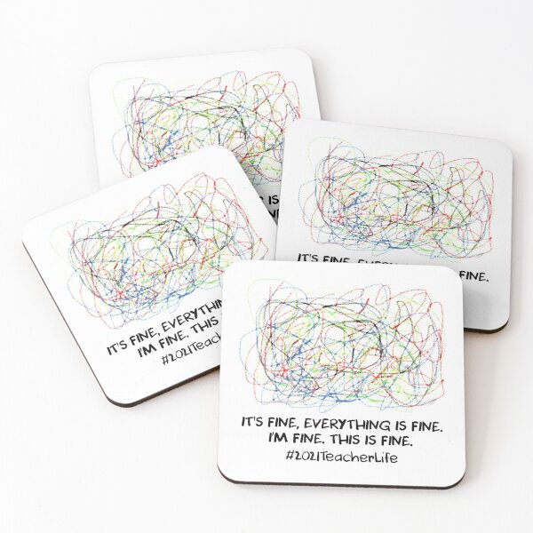 Item preview, 2021 Teacher Life It's Fine Everything Is Fine I'm Fine designed and sold by Hijsgdh45sg.