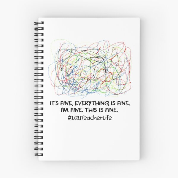 Item preview, 2021 Teacher Life It's Fine Everything Is Fine I'm Fine designed and sold by Hijsgdh45sg.
