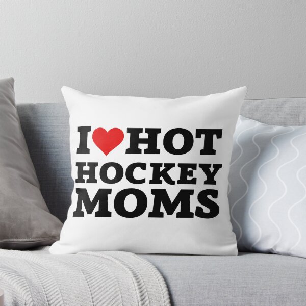 Item preview, I Love Hot Hockey Moms - Divertido Pegatina designed and sold by andrei49387.