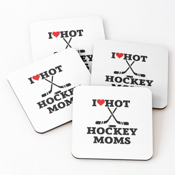Item preview, I Love Hot Hockey Moms - Divertido Pegatina designed and sold by andrei49387.