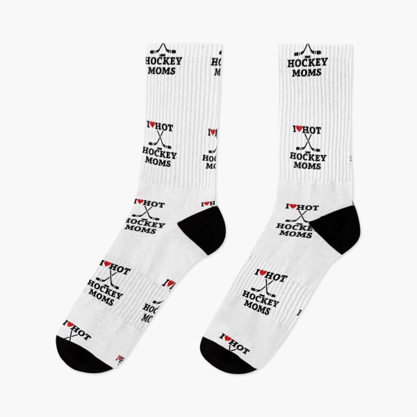 Item preview, I Love Hot Hockey Moms - Divertido Pegatina designed and sold by andrei49387.