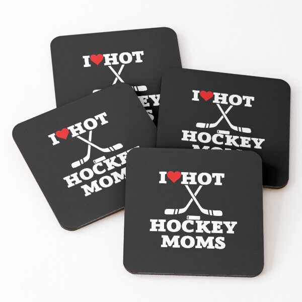 Item preview, I Love Hot Hockey Moms - Divertido Pegatina designed and sold by andrei49387.