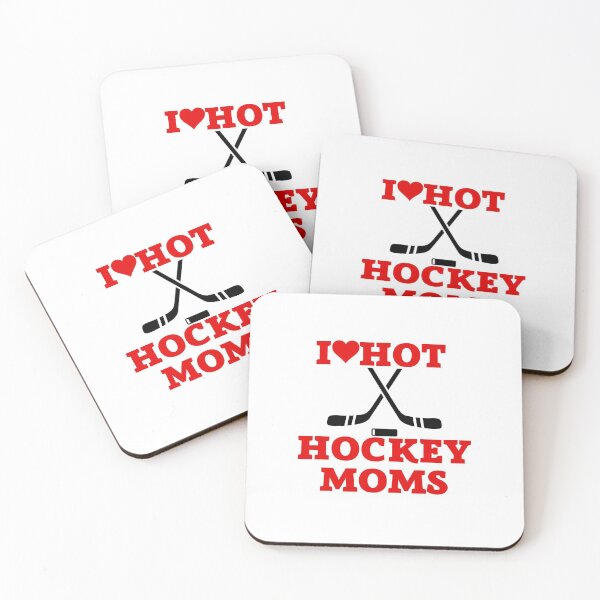 Item preview, I Love Hot Hockey Moms - Divertido Pegatina designed and sold by andrei49387.