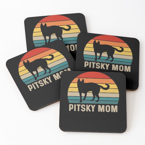 Item preview, Pitsky Mom Sunset - Pitsky Dog Breed Lover designed and sold by tjred01.