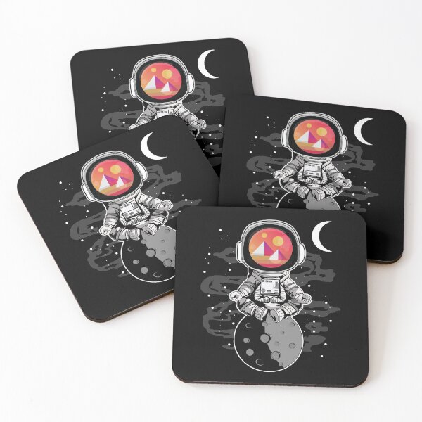 Item preview, Astronaut Yoga Decentraland MANA Coin To The Moon Crypto Token Cryptocurrency Blockchain Wallet HODL designed and sold by AdamRoberts90.