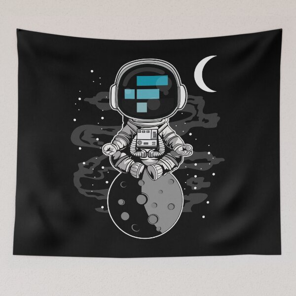 Item preview, Astronaut Yoga FTX Coin To The Moon Crypto Token Cryptocurrency Blockchain Wallet HODL designed and sold by AdamRoberts90.