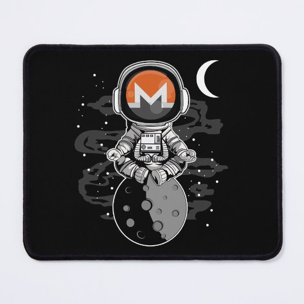 Item preview, Astronaut Yoga Monero XMR Coin To The Moon Crypto Token Cryptocurrency Blockchain Wallet HODL designed and sold by AdamRoberts90.
