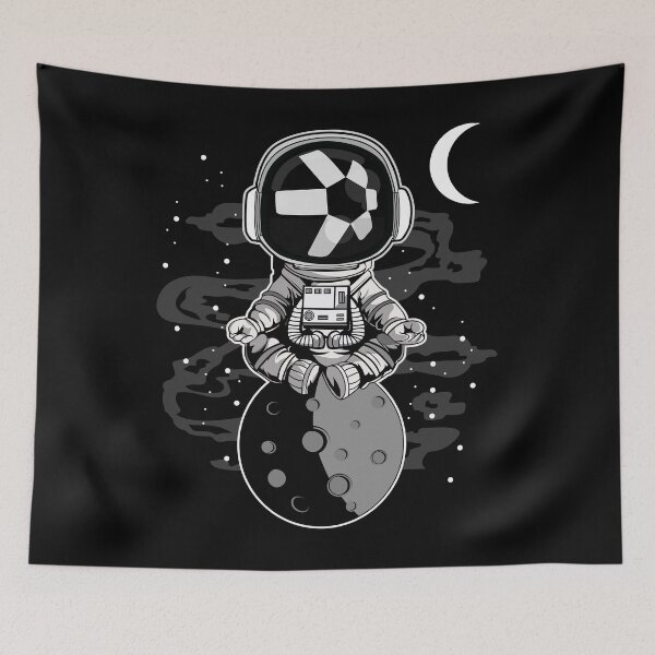 Item preview, Astronaut Yoga Quant QNT Coin To The Moon Crypto Token Cryptocurrency Blockchain Wallet HODL designed and sold by AdamRoberts90.