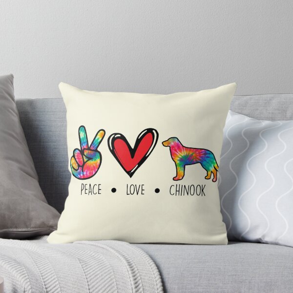 Item preview, Chinook Tie Dye Peace Love Dog Mom  designed and sold by rafaeltto.
