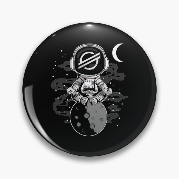 Item preview, Astronaut Yoga Stellar XLM Coin To The Moon Crypto Token Cryptocurrency Blockchain Wallet HODL designed and sold by AdamRoberts90.