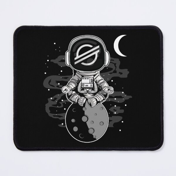 Item preview, Astronaut Yoga Stellar XLM Coin To The Moon Crypto Token Cryptocurrency Blockchain Wallet HODL designed and sold by AdamRoberts90.