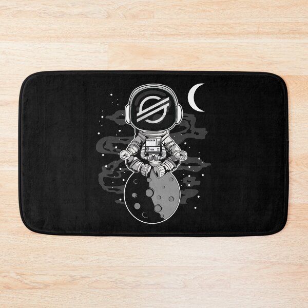 Item preview, Astronaut Yoga Stellar XLM Coin To The Moon Crypto Token Cryptocurrency Blockchain Wallet HODL designed and sold by AdamRoberts90.