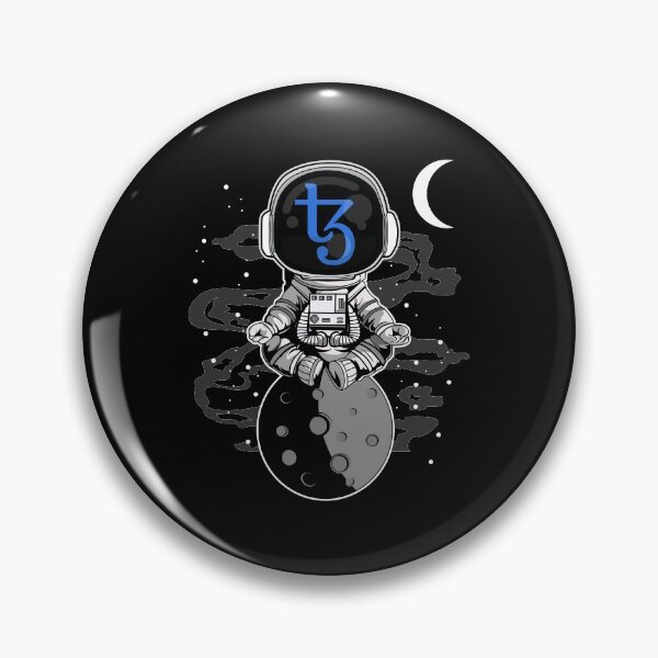 Item preview, Astronaut Yoga Tezos XTZ Coin To The Moon Crypto Token Cryptocurrency Blockchain Wallet HODL designed and sold by AdamRoberts90.