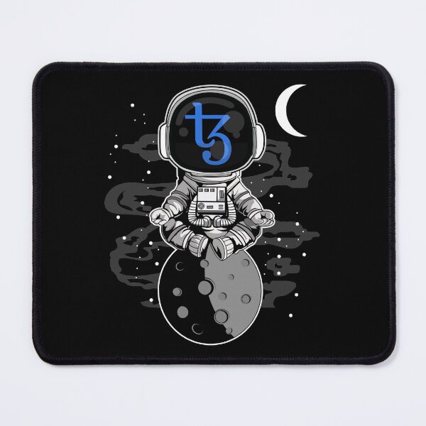 Item preview, Astronaut Yoga Tezos XTZ Coin To The Moon Crypto Token Cryptocurrency Blockchain Wallet HODL designed and sold by AdamRoberts90.