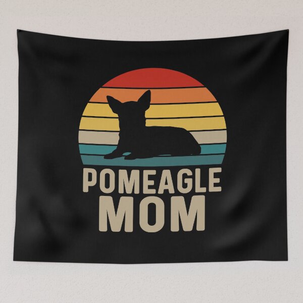 Item preview, Pomeagle Mom Sunset - Pomeagle Dog Breed Lover designed and sold by tjred01.