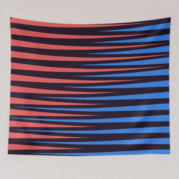 Item preview, Abstract Waves Art - Abstract Geometric Waves Art - Modern Abstract Geometric Art designed and sold by jacnotjac.
