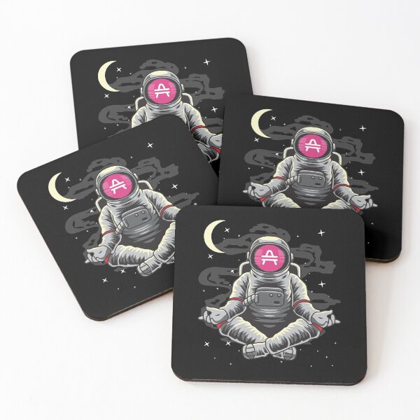 Item preview, Astronaut Yoga AMP Coin To The Moon Crypto Token Cryptocurrency Blockchain Wallet HODL designed and sold by AdamRoberts90.