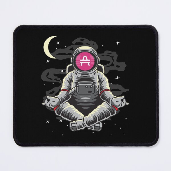 Item preview, Astronaut Yoga AMP Coin To The Moon Crypto Token Cryptocurrency Blockchain Wallet HODL designed and sold by AdamRoberts90.