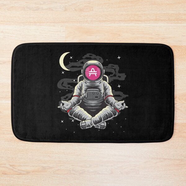 Item preview, Astronaut Yoga AMP Coin To The Moon Crypto Token Cryptocurrency Blockchain Wallet HODL designed and sold by AdamRoberts90.