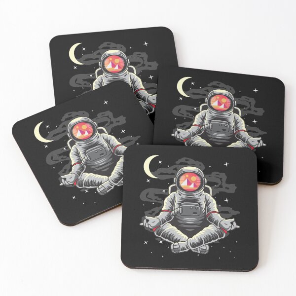 Item preview, Astronaut Yoga Decentraland MANA Coin To The Moon Crypto Token Cryptocurrency Blockchain Wallet HODL designed and sold by AdamRoberts90.
