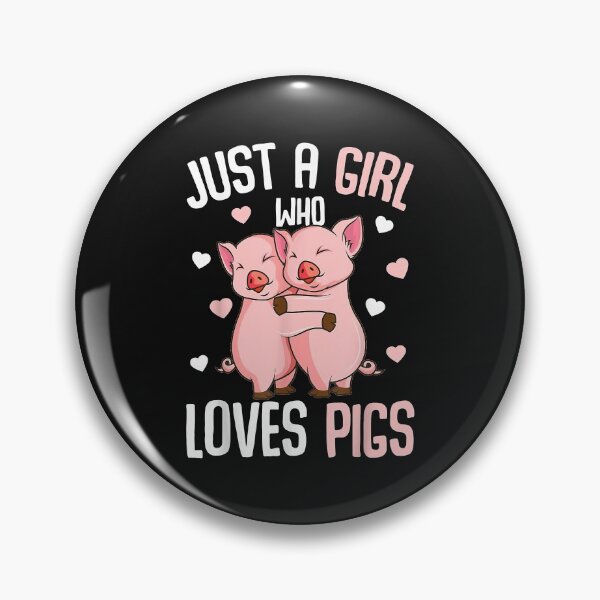 Item preview, Just A Girl Who Loves Pigs Kids Girls designed and sold by Mitzi12312.