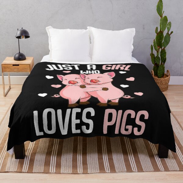 Item preview, Just A Girl Who Loves Pigs Kids Girls designed and sold by Mitzi12312.