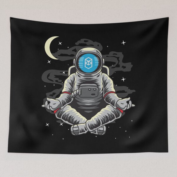 Item preview, Astronaut Yoga Fantom FTM Coin To The Moon Crypto Token Cryptocurrency Blockchain Wallet HODL designed and sold by AdamRoberts90.