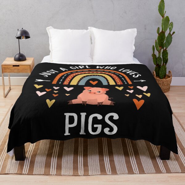 Item preview, Just A Girl Who Loves Pigs Rainbow Gifts For Pig Lover Women designed and sold by Mitzi12312.