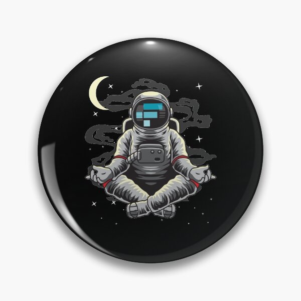 Item preview, Astronaut Yoga FTX Coin To The Moon Crypto Token Cryptocurrency Blockchain Wallet HODL designed and sold by AdamRoberts90.