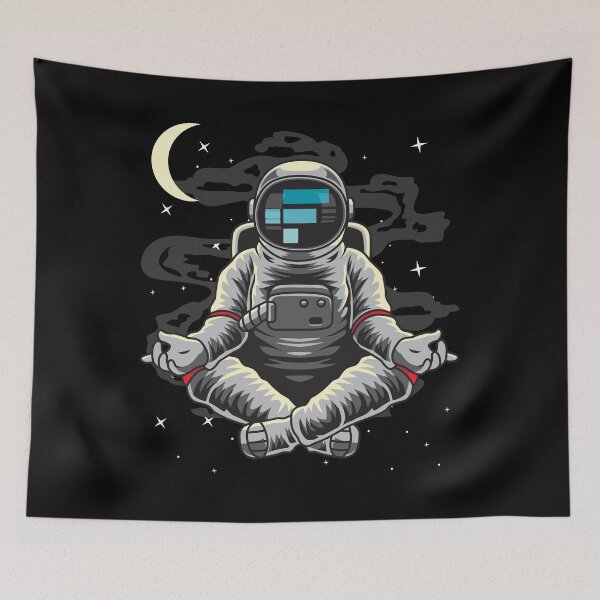 Item preview, Astronaut Yoga FTX Coin To The Moon Crypto Token Cryptocurrency Blockchain Wallet HODL designed and sold by AdamRoberts90.