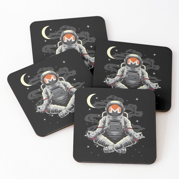 Item preview, Astronaut Yoga Monero XMR Coin To The Moon Crypto Token Cryptocurrency Blockchain Wallet HODL designed and sold by AdamRoberts90.