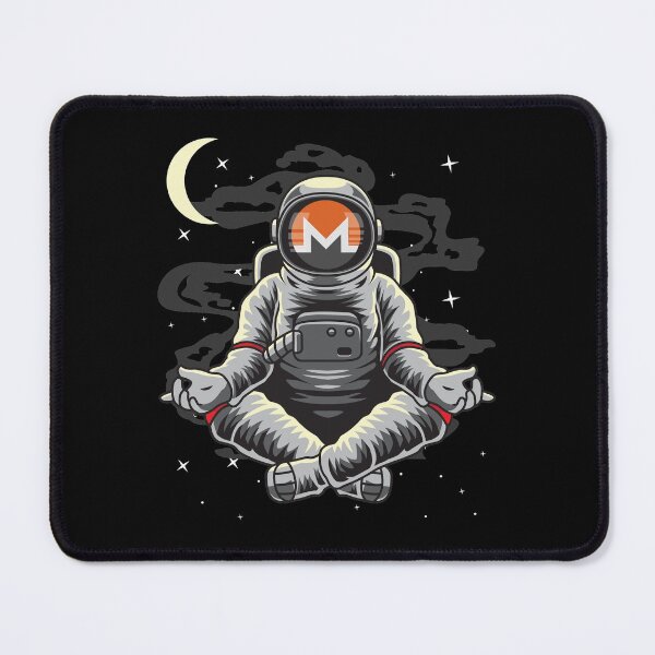 Item preview, Astronaut Yoga Monero XMR Coin To The Moon Crypto Token Cryptocurrency Blockchain Wallet HODL designed and sold by AdamRoberts90.