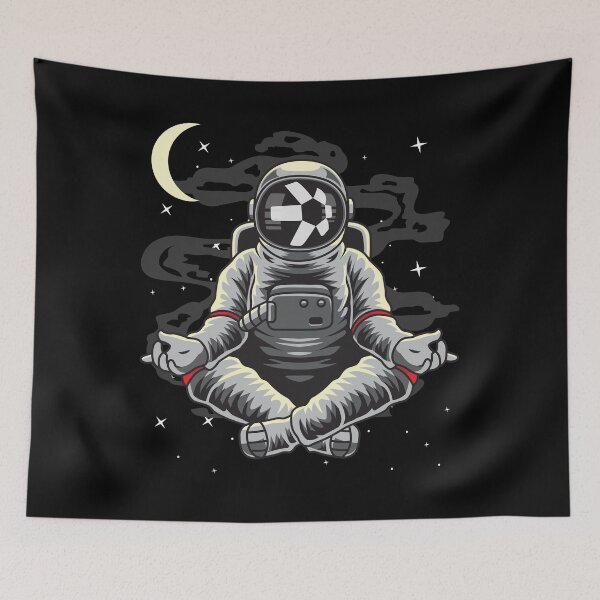 Item preview, Astronaut Yoga Quant QNT Coin To The Moon Crypto Token Cryptocurrency Blockchain Wallet HODL designed and sold by AdamRoberts90.