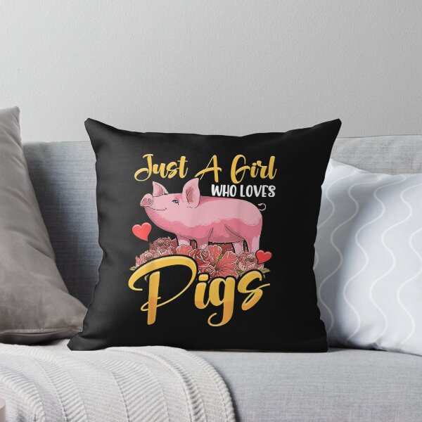 Item preview, Just A Girl Who Loves Pigs Shirt Pig For Girls Farmer designed and sold by Mitzi12312.