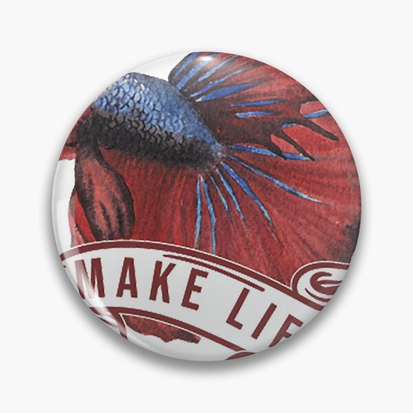 Item preview, Fish Make Life Betta, funny Fish  lover gift  designed and sold by Xacres100.