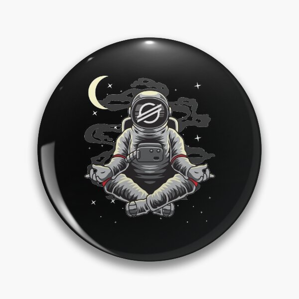 Item preview, Astronaut Yoga Stellar XLM Coin To The Moon Crypto Token Cryptocurrency Blockchain Wallet HODL designed and sold by AdamRoberts90.
