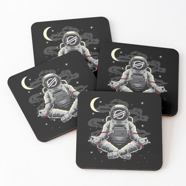 Item preview, Astronaut Yoga Stellar XLM Coin To The Moon Crypto Token Cryptocurrency Blockchain Wallet HODL designed and sold by AdamRoberts90.