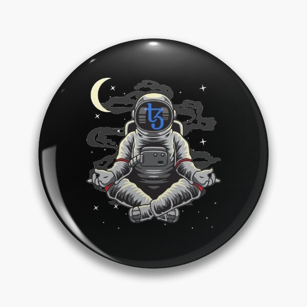 Item preview, Astronaut Yoga Tezos XTZ Coin To The Moon Crypto Token Cryptocurrency Blockchain Wallet HODL designed and sold by AdamRoberts90.