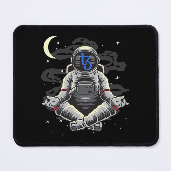Item preview, Astronaut Yoga Tezos XTZ Coin To The Moon Crypto Token Cryptocurrency Blockchain Wallet HODL designed and sold by AdamRoberts90.