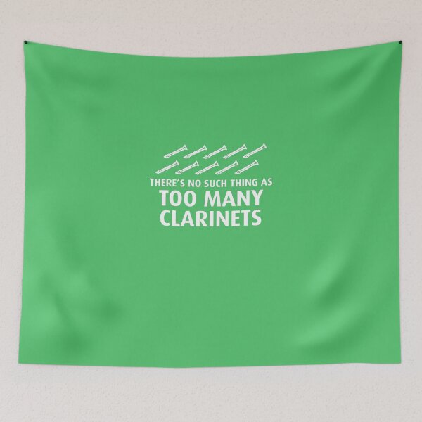 Item preview,  Too Many Clarinets  designed and sold by AlwaysAwesome.