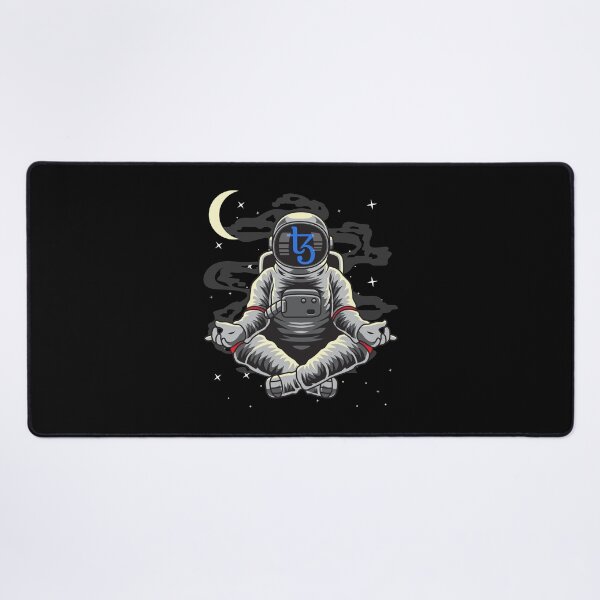 Item preview, Astronaut Yoga Tezos XTZ Coin To The Moon Crypto Token Cryptocurrency Blockchain Wallet HODL designed and sold by AdamRoberts90.