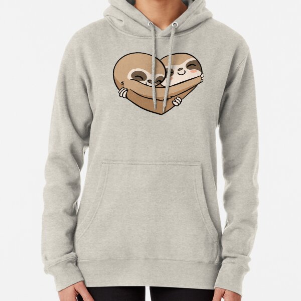 Sloth Heart Sudadera con capucha