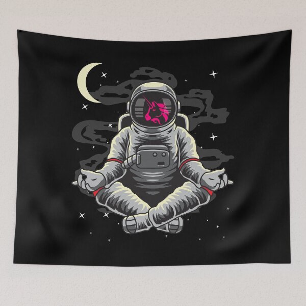 Item preview, Astronaut Yoga Uniswap UNI Coin To The Moon Crypto Token Cryptocurrency Blockchain Wallet HODL designed and sold by AdamRoberts90.