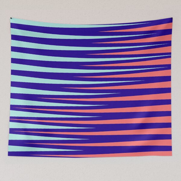 Item preview, Abstract Waves Art - Abstract Geometric Waves Art - Modern Abstract Geometric Art designed and sold by jacnotjac.