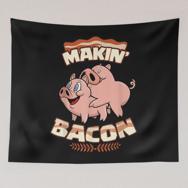 Item preview, Makin' Bacon , Pig, Funny Meatatarian, Zany Brainy designed and sold by Mitzi12312.