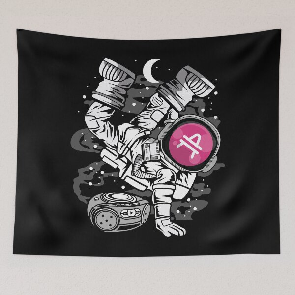 Item preview, Astronaut Hiphop AMP Coin To The Moon Crypto Token Cryptocurrency Blockchain Wallet HODL designed and sold by AdamRoberts90.