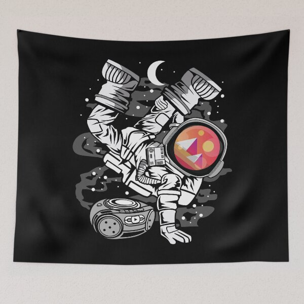 Item preview, Astronaut Hiphop Decentraland MANA Coin To The Moon Crypto Token Cryptocurrency Blockchain Wallet HODL designed and sold by AdamRoberts90.
