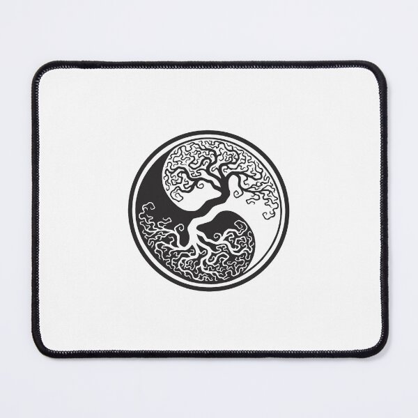 Item preview, Yin Yang Bonsai Tree Black & White designed and sold by Wantutriop.