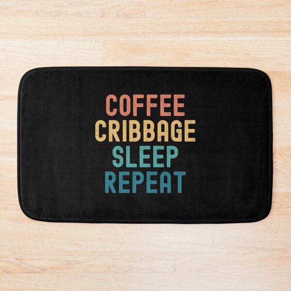 Item preview, Coffee Cribbage Sleep Repeat - Funny Cribbage & Coffee Gift designed and sold by kindxinn.