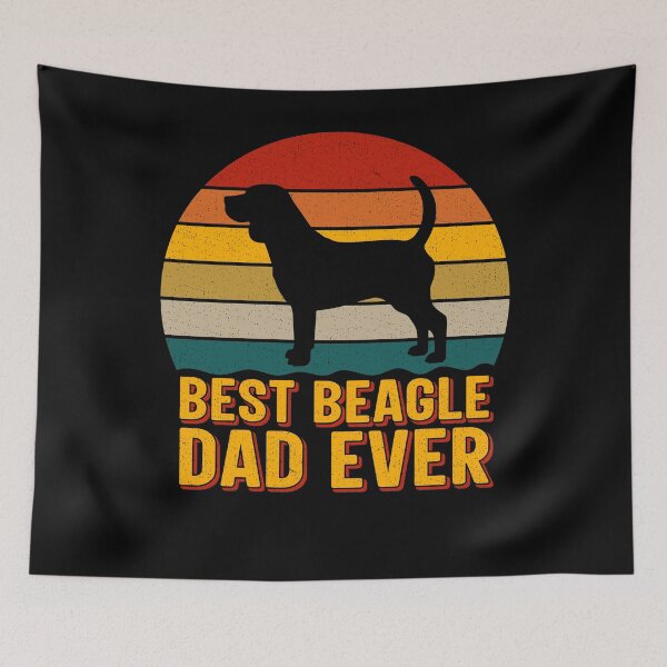 Item preview, Best Beagle Dad Ever Sunset - Beagle Dog Breed Lover designed and sold by tjred01.